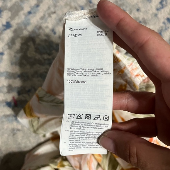 NWT Rip Curl Havana Beach Pant X-LARGE - Picture 7 of 7